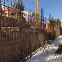 Armadura de muro de sótano