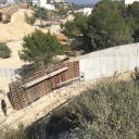 Muro de contención con zapata centrada