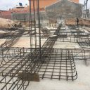 Montaje de ferrala para cimentación por zapatas aisladas