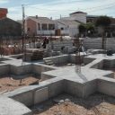 Zapatas y correas fundidas y desencofradas